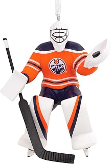 Hallmark NHL Edmonton Oilers Goalie Christmas Ornament