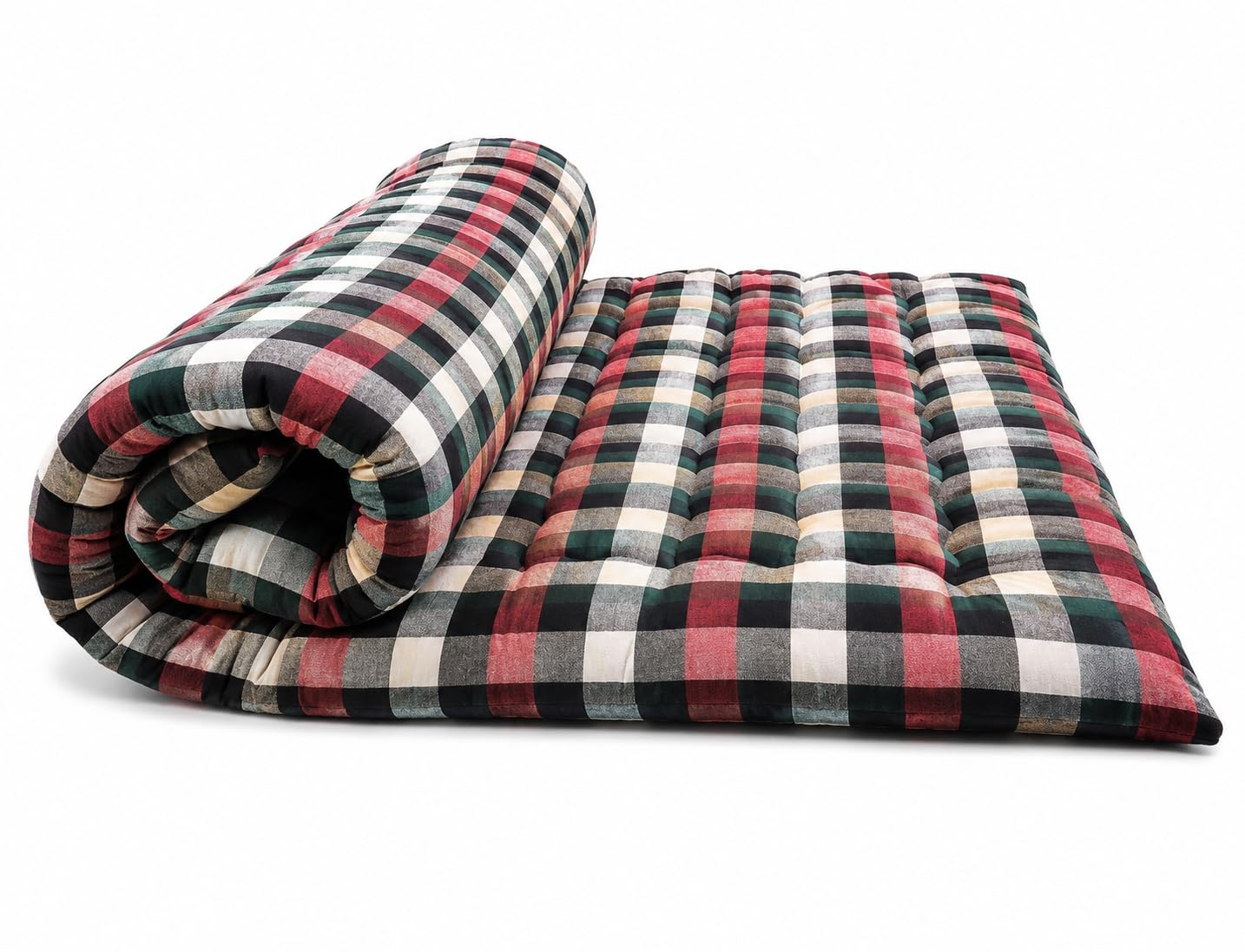 Cotton Mattress 3.5 x 6.5 Feet | 3 Inch Thick Cotton Filled Gadda | Foldable Floor Mattress for Sleeping, Guest Bed, Hostel, Home & Travel-image-5