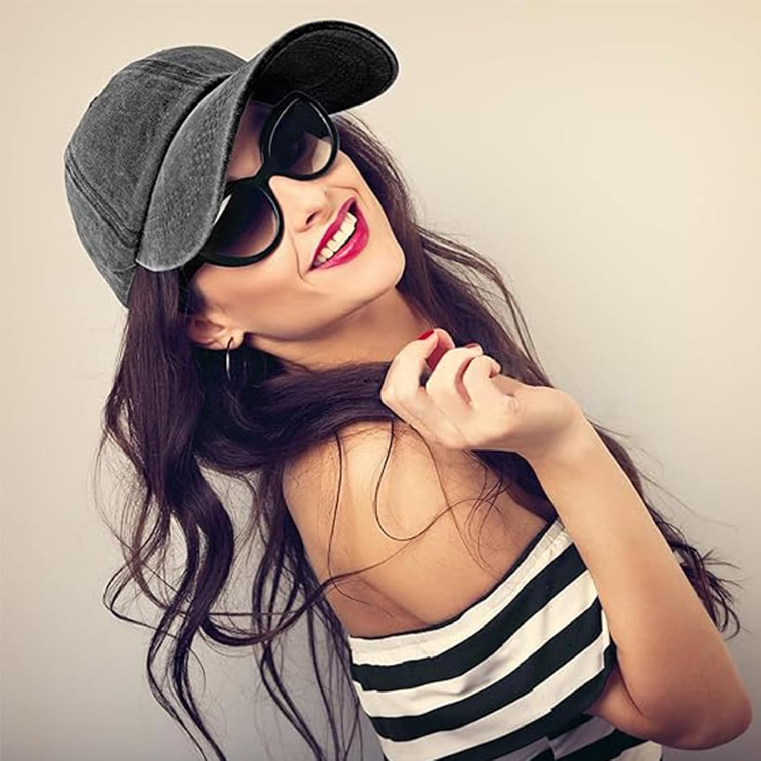 6 Pack Distressed Baseball Cap Washed Cotton Dad Hat for Men Women