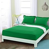 Vista 26 de Mocassi Sábana Bajera Ajustable Matrimonial - Sábanas Refrescantes de Bolsillo Profundo hasta 16 pulgadas - Hotel de Lujo 1800 Premier - Sábanas Más