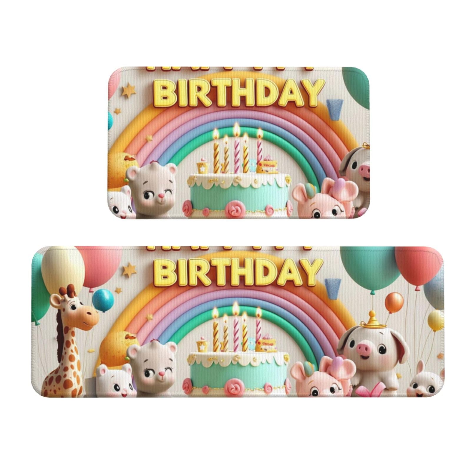 Tapetes de cocina decorativos juego de 2 piezas confortables de 17 x 47