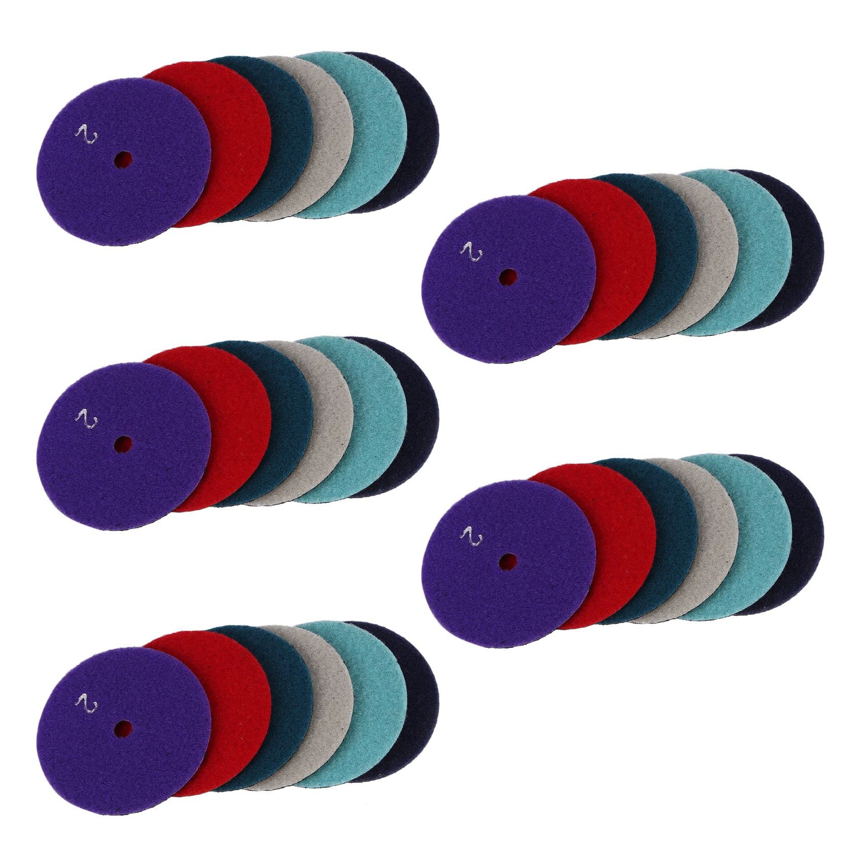 Disque de ponçage diamant 100 mm à sec pour redonner de l'éclat aux sols en marbre (30 pcs)