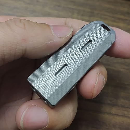 Miniatura 2 de WANERSEN Silbato de supervivencia de emergencia de titanio, silbato de seguridad fuerte de hasta 120 decibelios para entrenamiento de árbitros,