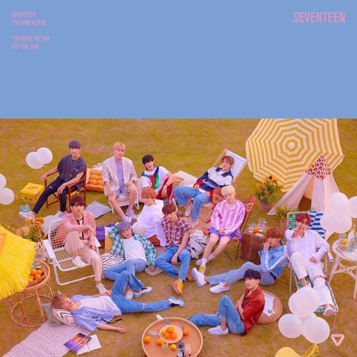 Miniatura 7 de SEVENTEEN You Make My Day 5th Mini Reedición Álbum CD+Photobook+Letra+Tarjeta lenticular+Tarjeta Fotocar+Seguimiento Sellado SVT (SET THE SUN