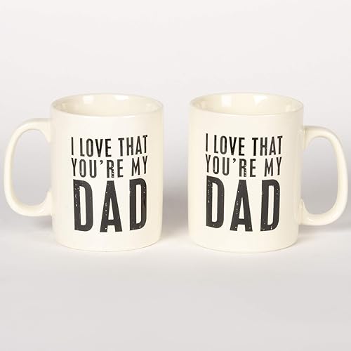 Miniatura 7 de Primitives by Kathy Taza de café de gres blanco, 20 onzas, This Guy