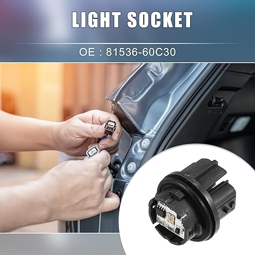 Miniatura 2 de Conjunto de combinación de módulo de luz trasera trasera Uint LED RR 81536-60C30 para Toyota Land Cruiser Prado 2017-2022 (juego de 2)