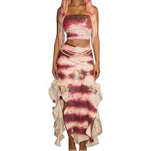 Women Halloween Shark Tale Lola Costume Dress Anime Sexy Ruffle Hem Fish Strapless Tube Cosplay Maxi Dress