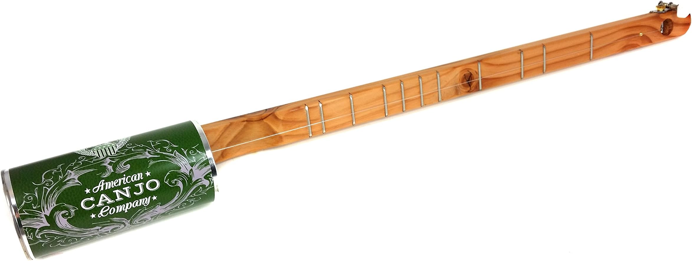 "Old Faithful" Hand-made One-String Acoustic Canjo/Tin Can Banjo - Fun & Easy to Play!