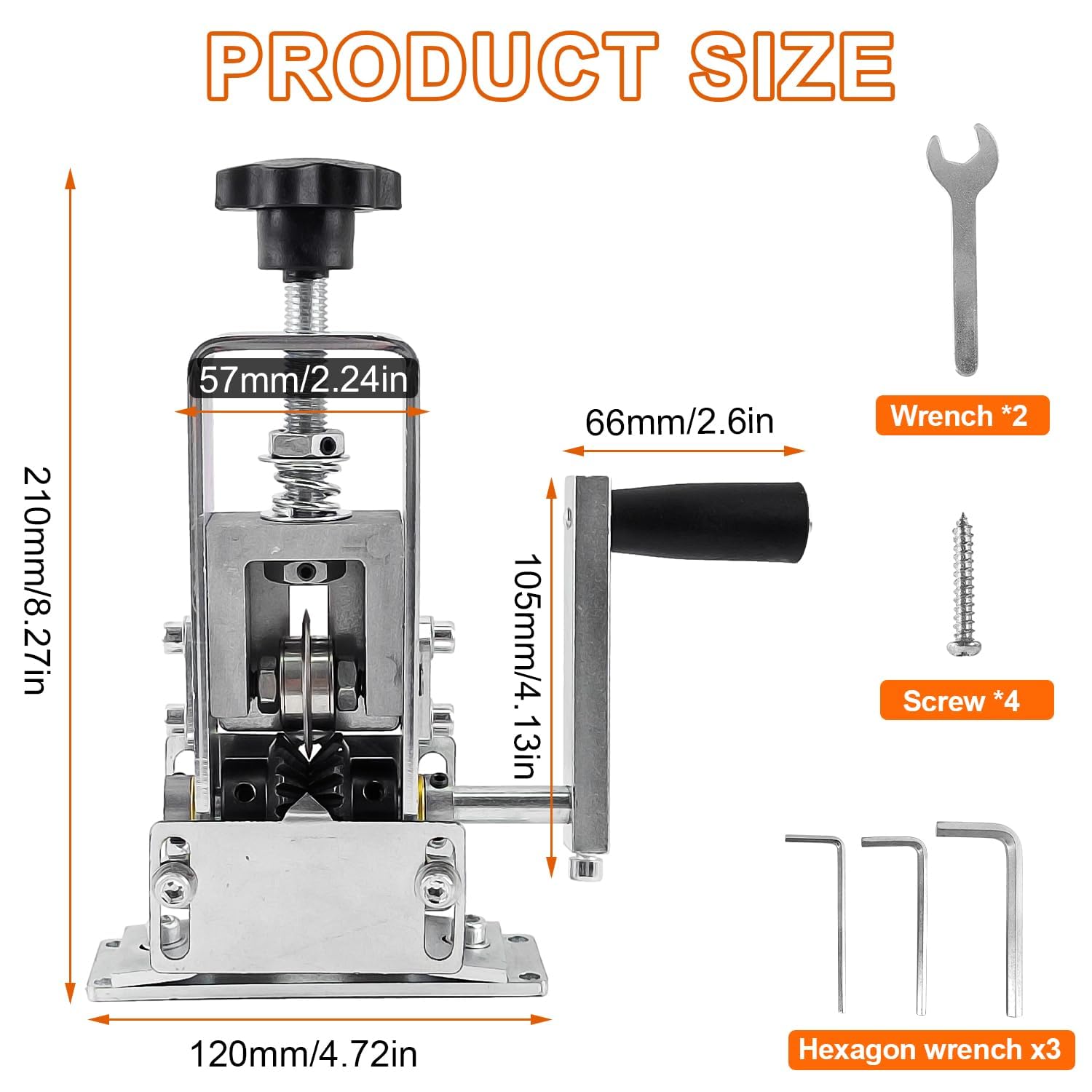 Spelafili Elettrici Manuale O A Trapano - Per Cavi Da 1mm A 25mm - Foto 3