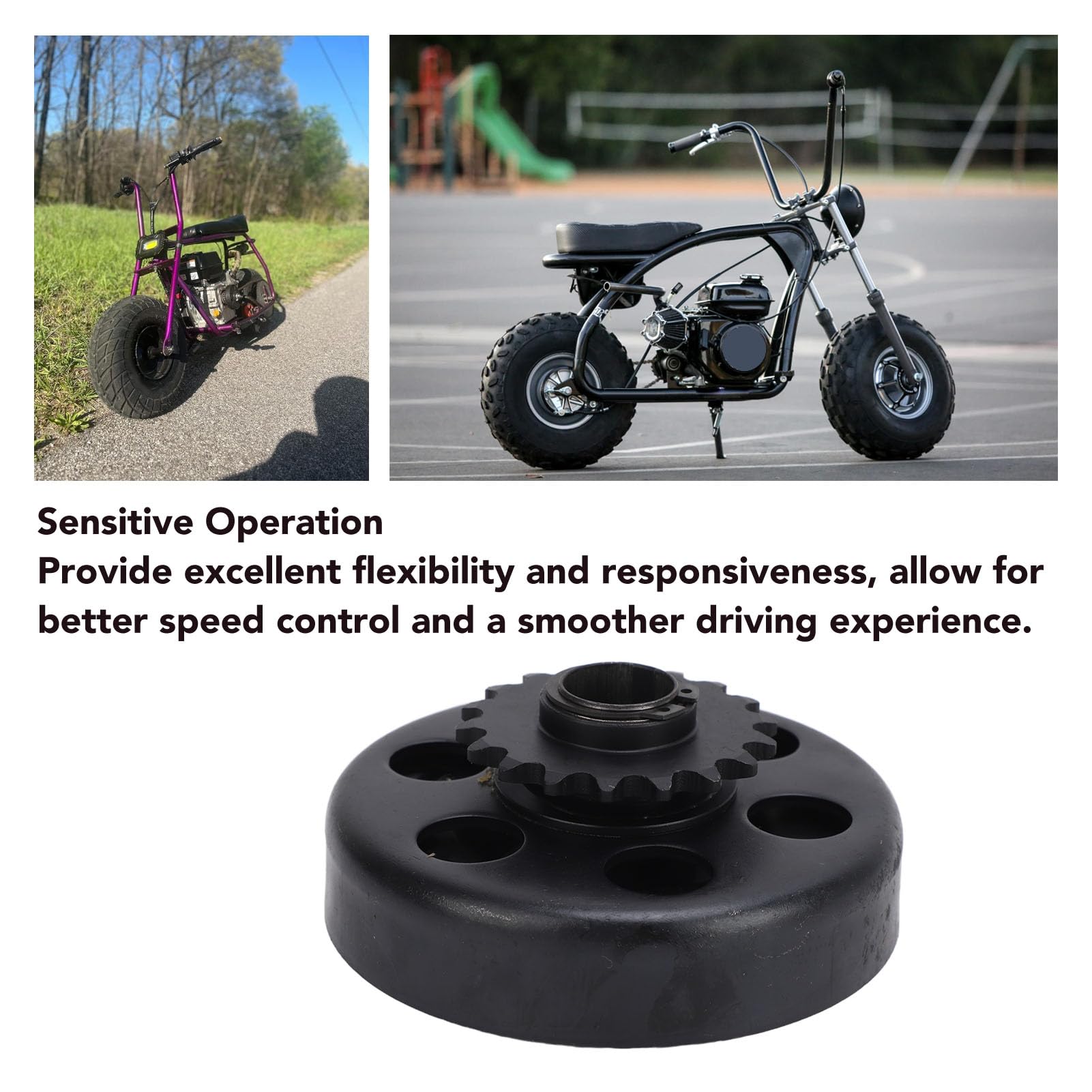 Fliehkraftkupplung, 18T Go-Kart-Kupplung, 20 Mm, 35-Kette, Robuste, Hochhärteempfindliche Motor-Fliehkraftkupplung für ATV-Minibikes