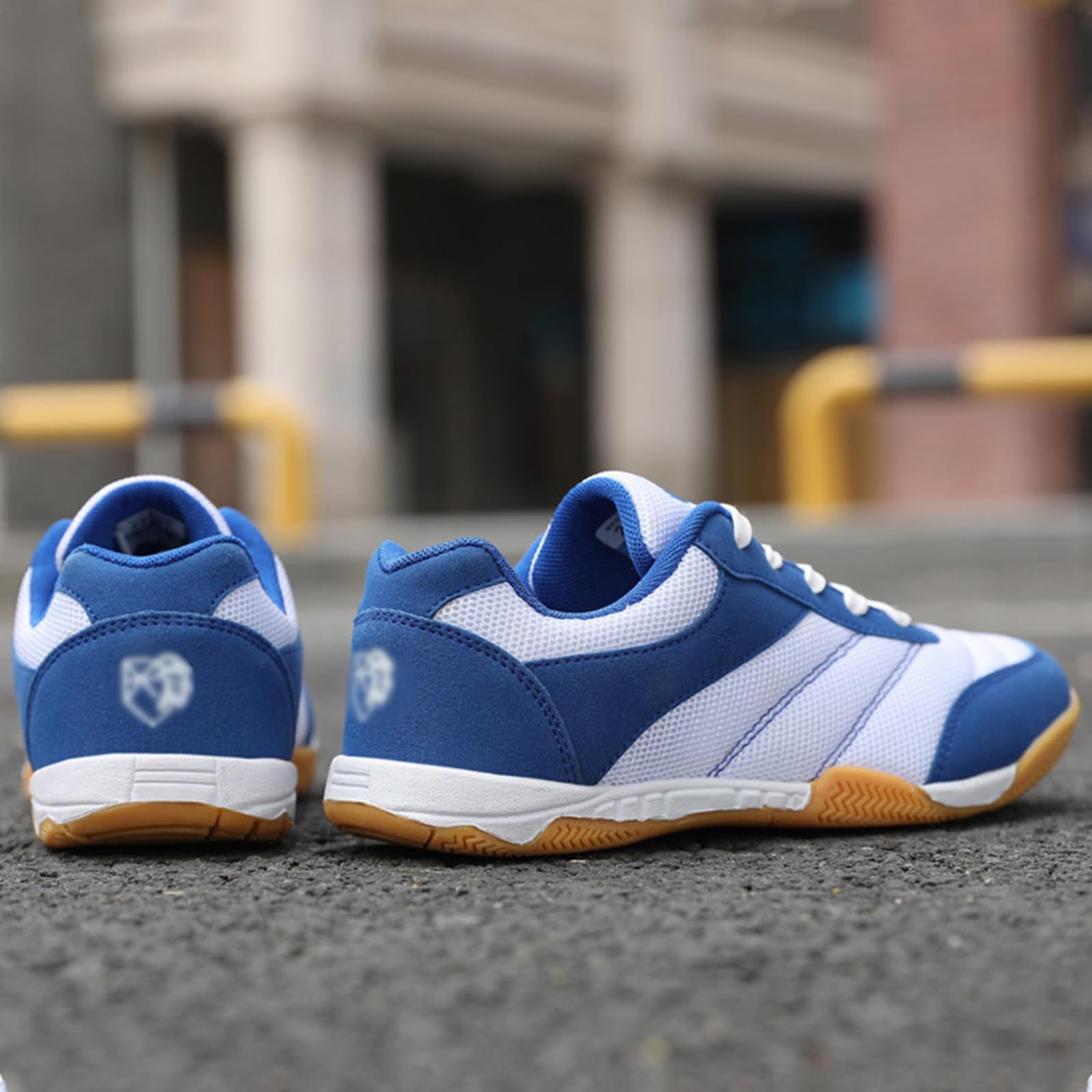 NGARY Zapatillas de bádminton para hombre, de malla, transpirables, profesionales, ligeras, para voleibol, entrenamiento deportivo