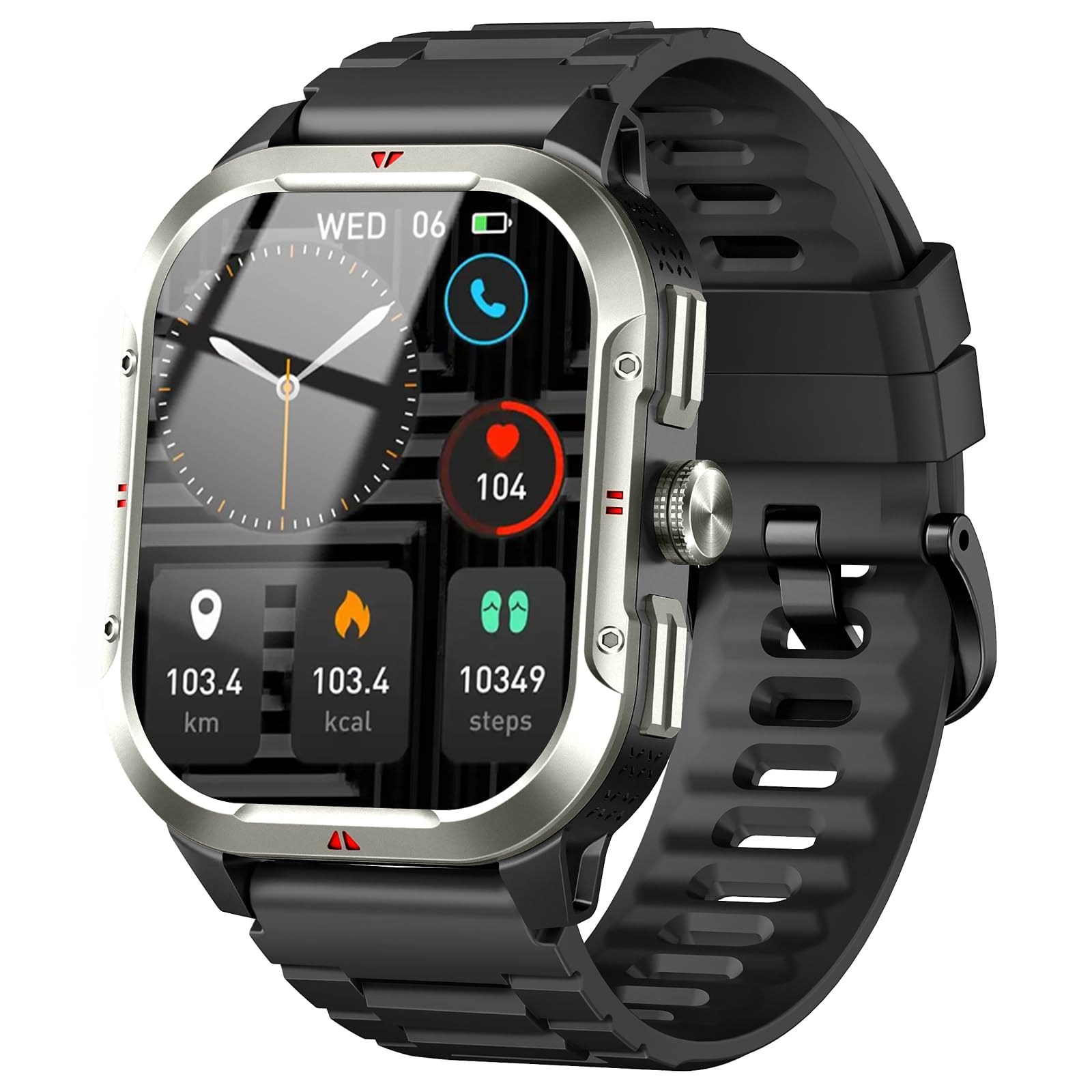 Smartwatch Herren GPS, 2.06