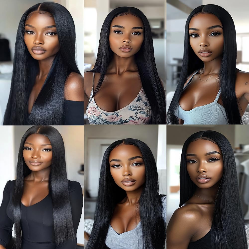 BilltiiWW Straight Bundles Natural Black Bundles 8 10 12 Inch Brazilian Straight Bundles Human Hair Soft and Silky for Women