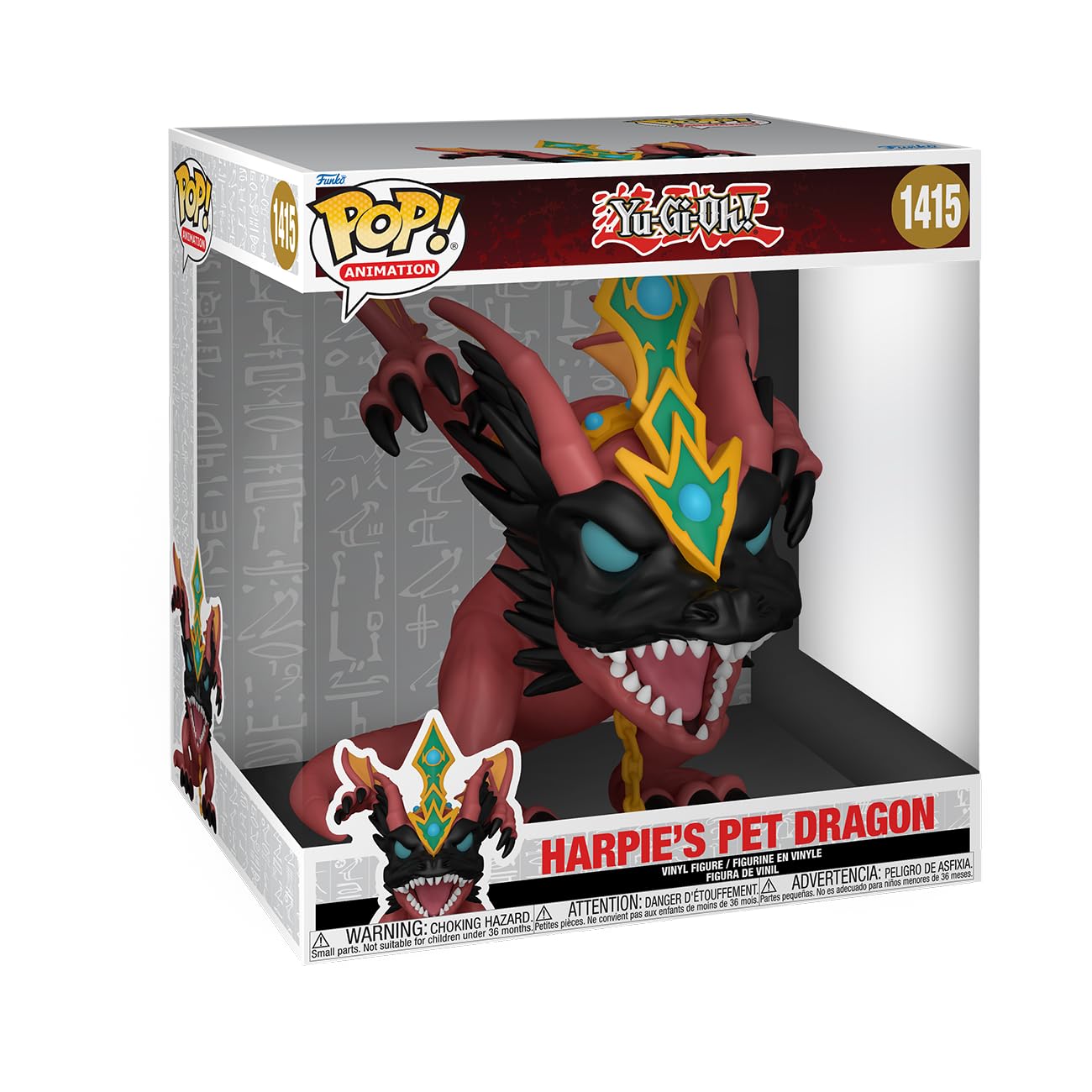 Funko POP! Jumbo: Yu-Gi-Oh! Harpie's Pet Dragon - Collectible Vinyl Figure - Gift Idea - Official Merchandise - Toys for Children and Adults - Anime Fans - Figure for Collectors