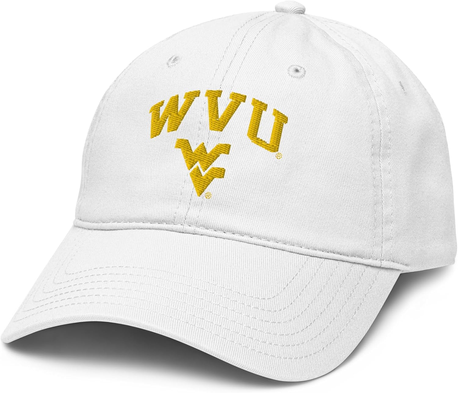 West Virginia Mountaineers Arched Officially Licensed Adjustable Baseball Hat