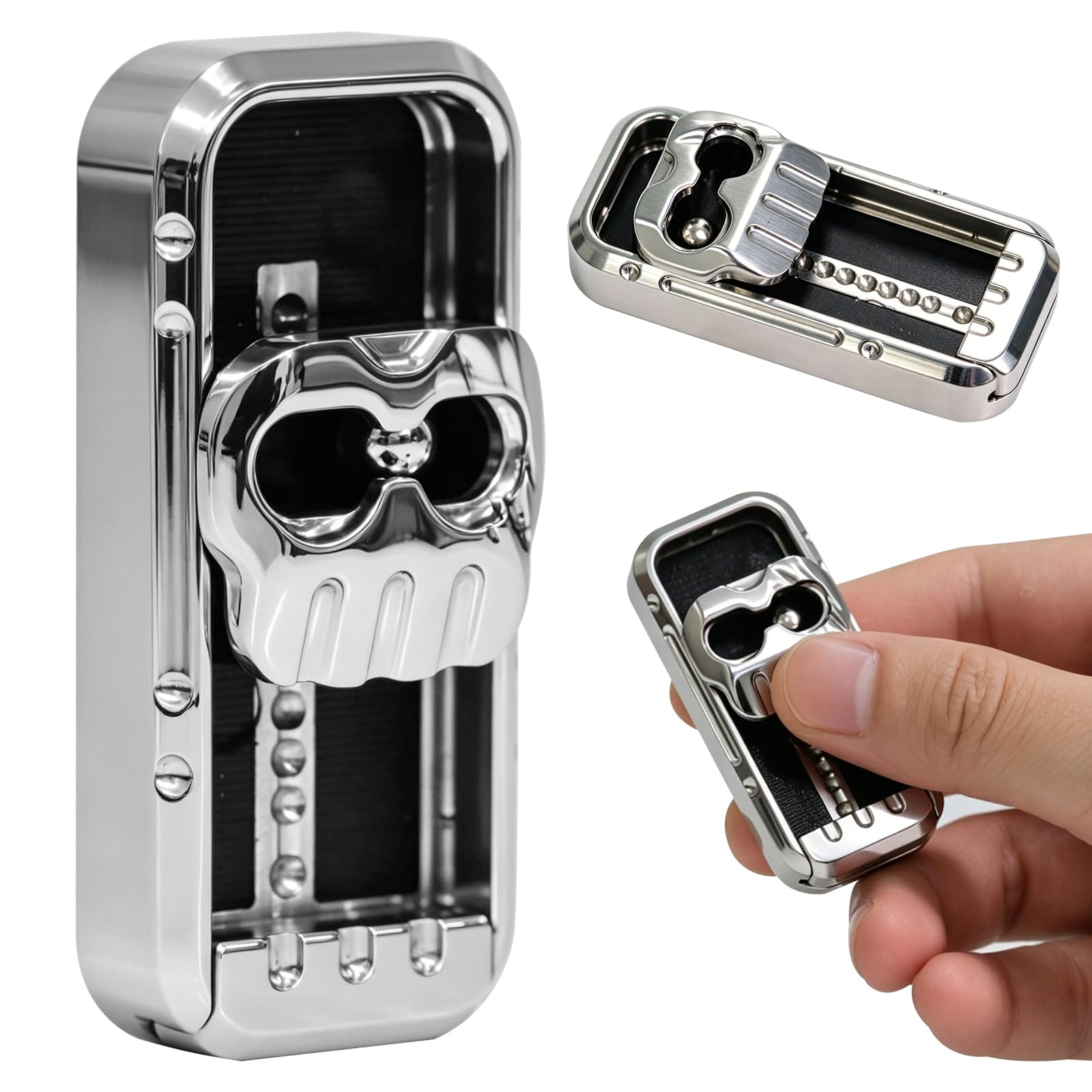 Fidget Toy in metallo, slider toys per adulti, ufficio, antistress