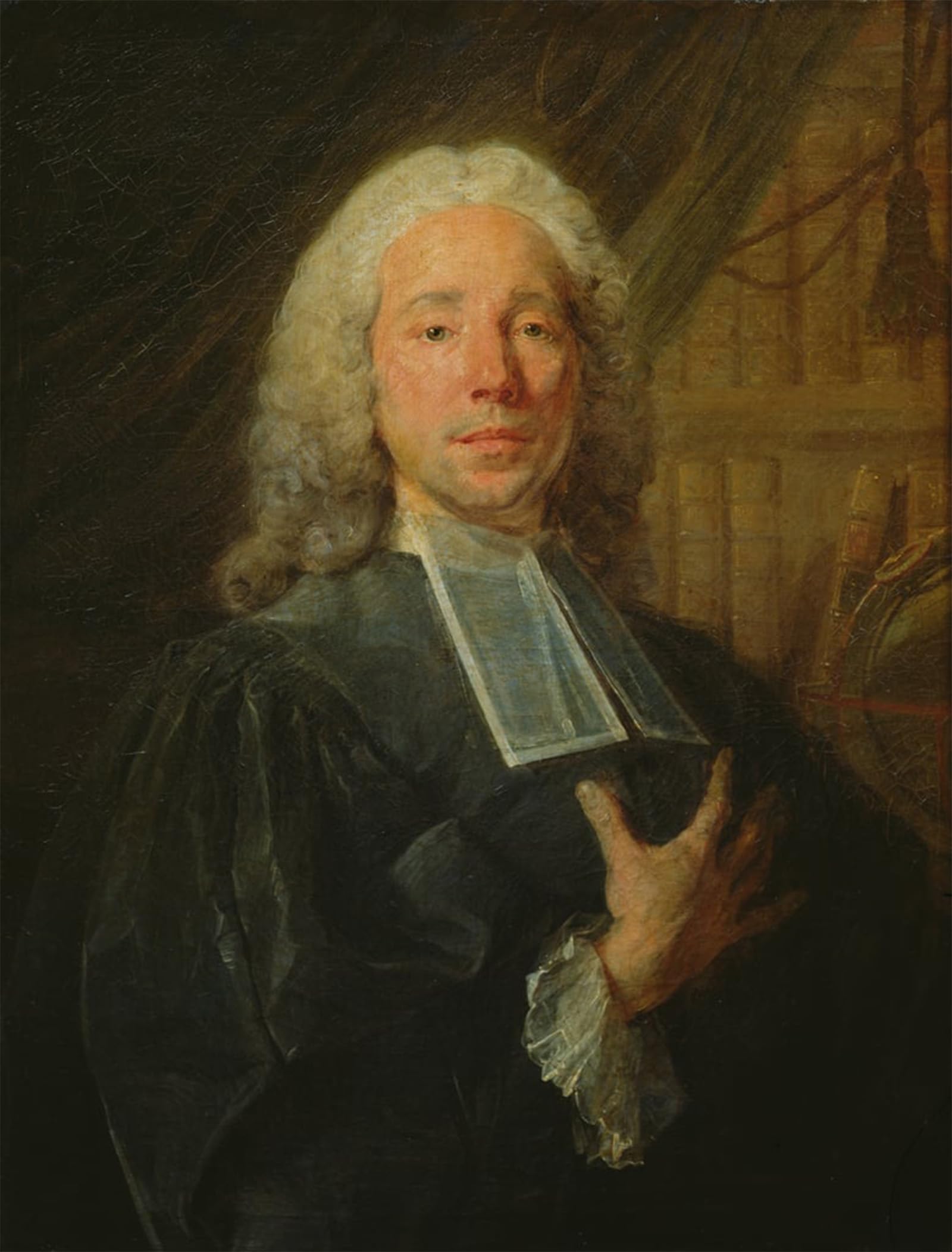 ARTXLXXBN Famous Painting Art Wall Decor Abstract Art Picture Portrait of Daniel Jousse by Jean Baptiste Perronneau Animal Pictures for Home Decor 60x90cm