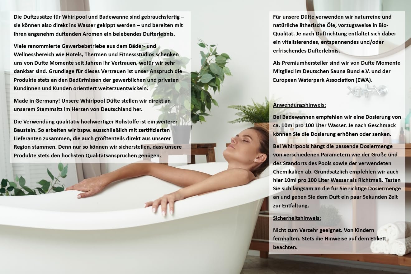 Dufte Momente Fragancia Whirlpool 260 ml hierba de limón aceites esenciales naturales