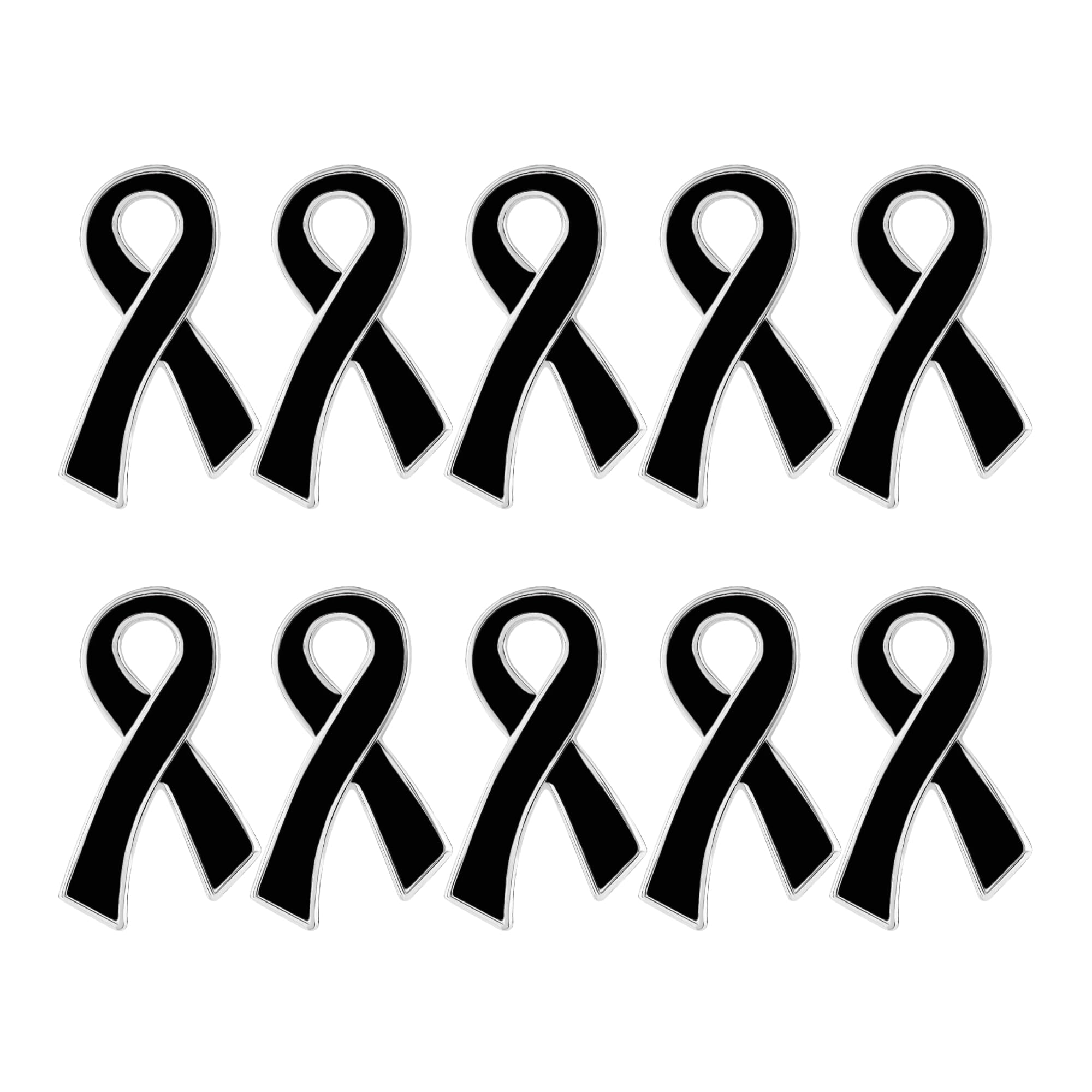 Ribbon Pins 1/5/25/100 for Cancer &amp; Disease Awareness - Various Causes - Bulk Quantities Available for Support Groups and Fundraising