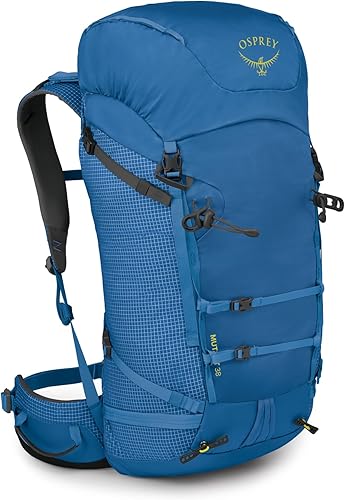 Miniatura 18 de Osprey Mutant 38L Mochila de escalada y montañismo para hombres y mujeres, citronela, M/L Citronela,Llama azul,naranja (Mars Orange),Gris