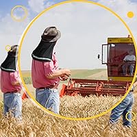 Vista 6 de 4 piezas de sombrero de sombra para el cuello, sombrero de sombra para el sol, gorra de calavera de enfriamiento