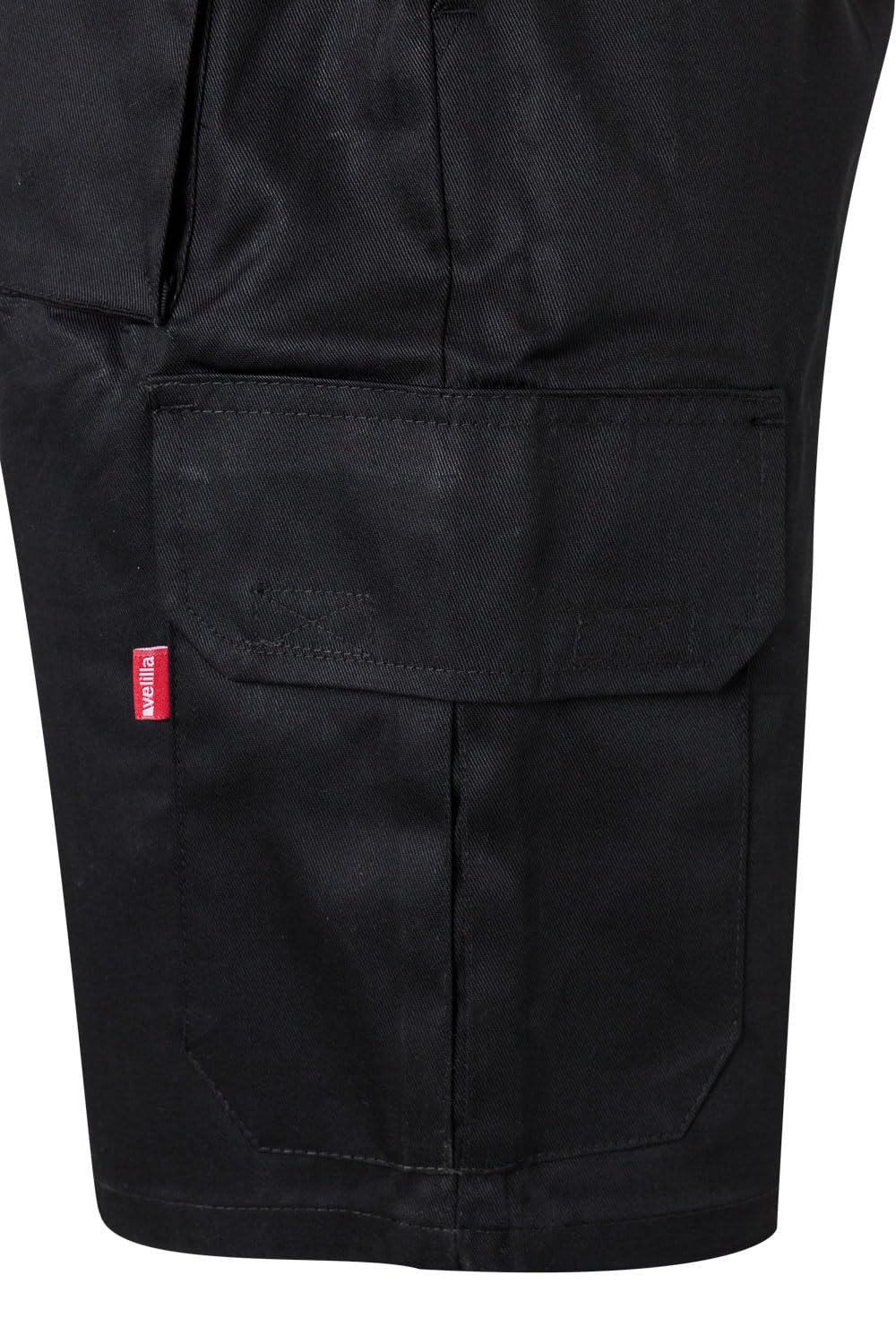 VELILLA 344 Bermudas Multibolsillos Negro Talla 44