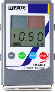 FEITA FMX-004 Upgraded Handheld Electrostatic Fieldmeter 0-30kV ESD Tester - Portable Static Charge Detector for Textiles, Paper, Plastics