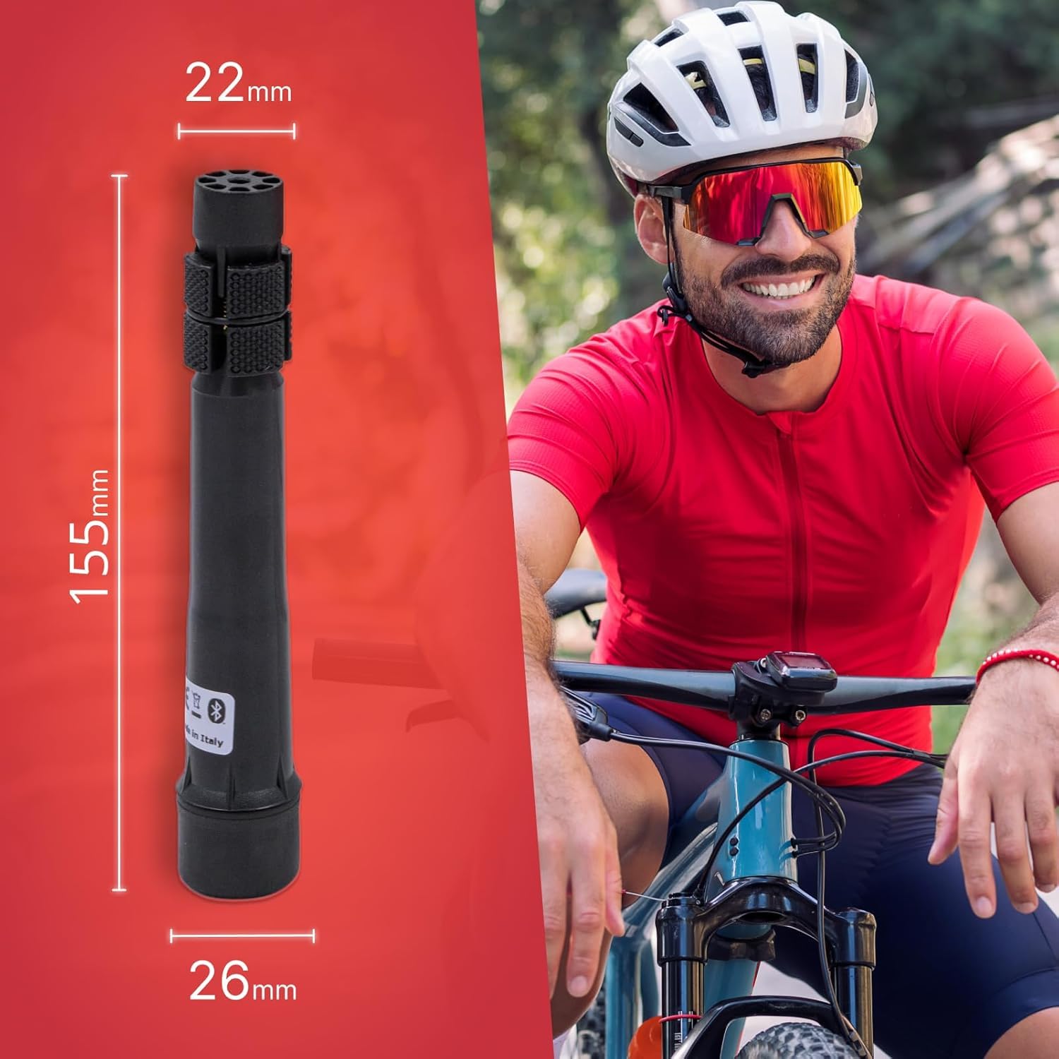 Tracking Bike T9 GPS Tracker avec Carte SIM | abonnement annuel requis | Tracker vélo antivol avec détecteur de Mouvement, Batterie Rechargeable USB-C, Suivi en Temps réel en Cas de vol