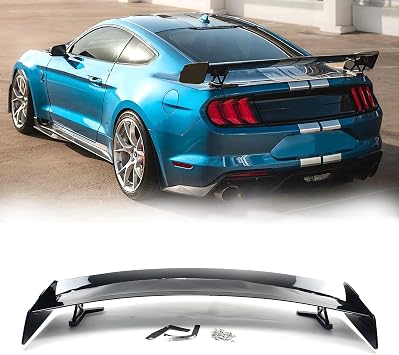 Rear Spoiler Trunk Wing with Metal Stand for Ford Mustang 2 Door 2015-2023