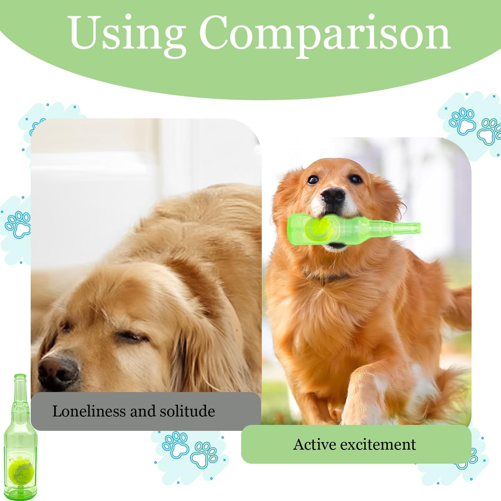 ZPSCXQ Pet Chew Beer Bottle Ball Toy, Pet Chew Beer Bottle with Tennis Ball - Image 4