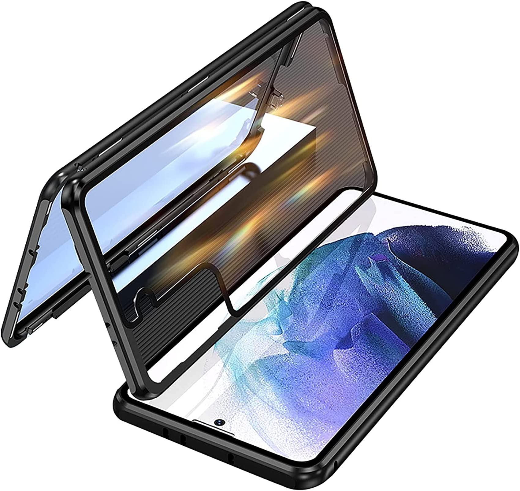 Coque Samsung S23 Plus antichoc intégrale avec bumper métal et verre