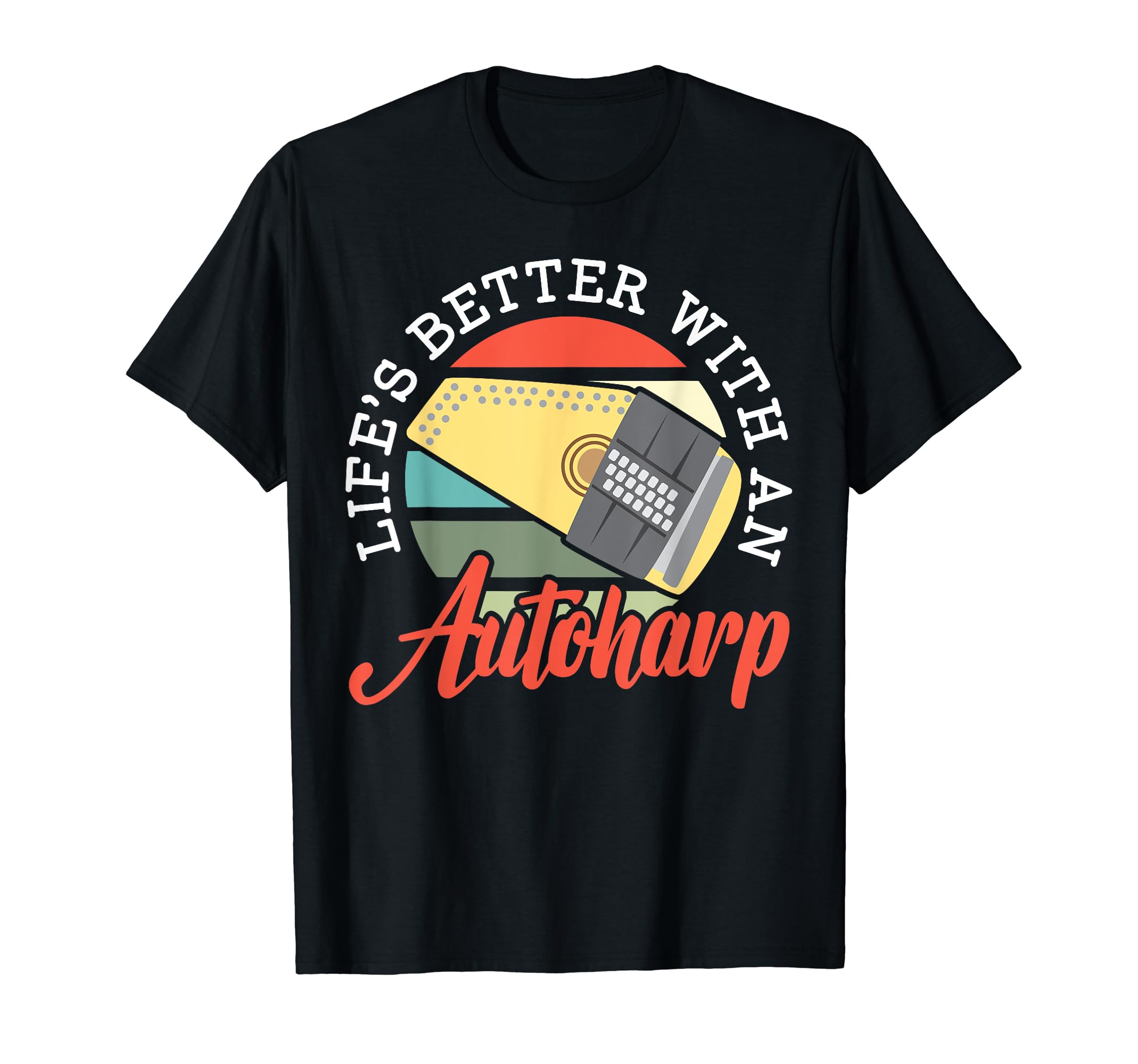 Auto Harp SteMi ApparelAuto Harp String Instrument Musician Musical Music T-Shirt