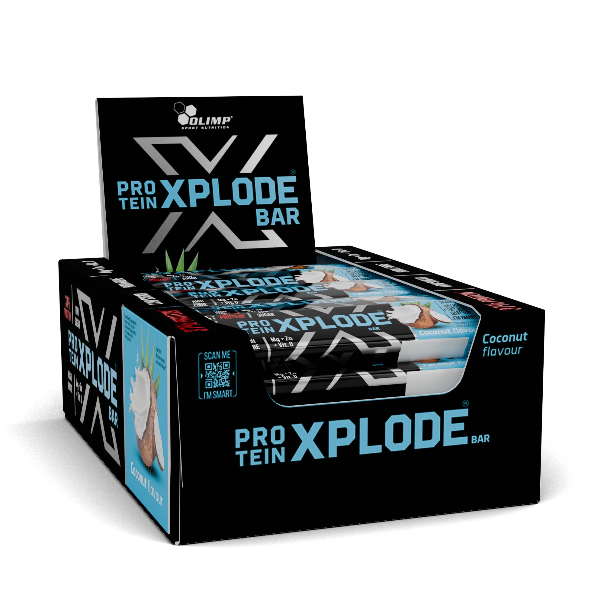 Olimp Protein Xplode Bar 25x40g Noix de Coco