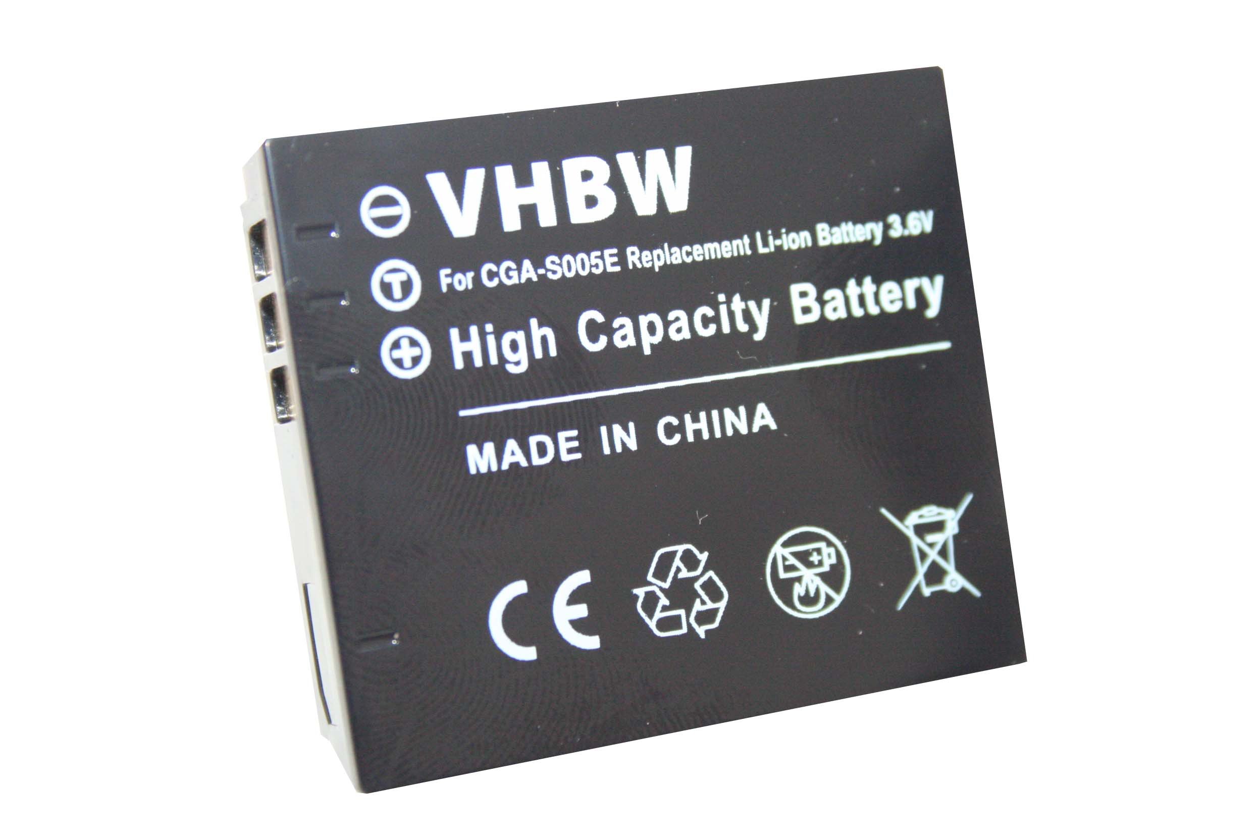Heib Batteria Di Ricambio Per Panasonic Lumix DMC-FX12 – 1150 MAh, 3,7 V, Ioni Di Litio, Alternativa Di Alta Qualità Non Originale - 3
