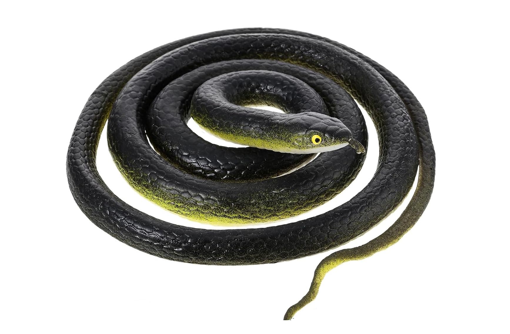 Realistic Rubber Fake Snake Toy Garden Snake to Keep Birds Away Scare Squirrels Halloween Prank Props Scare Toy-image-36
