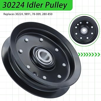 30224 Pulley Replaces Dixie Chopper 30224, 9891, 78-009, 280-850 for Dixie Chopper 42 50 60 2550 3372 2760T 3560T LX2400 LX2002 LX2001 LX2400 LT1800 LT2300 LT2400 LT2500 LT2700 Tractors