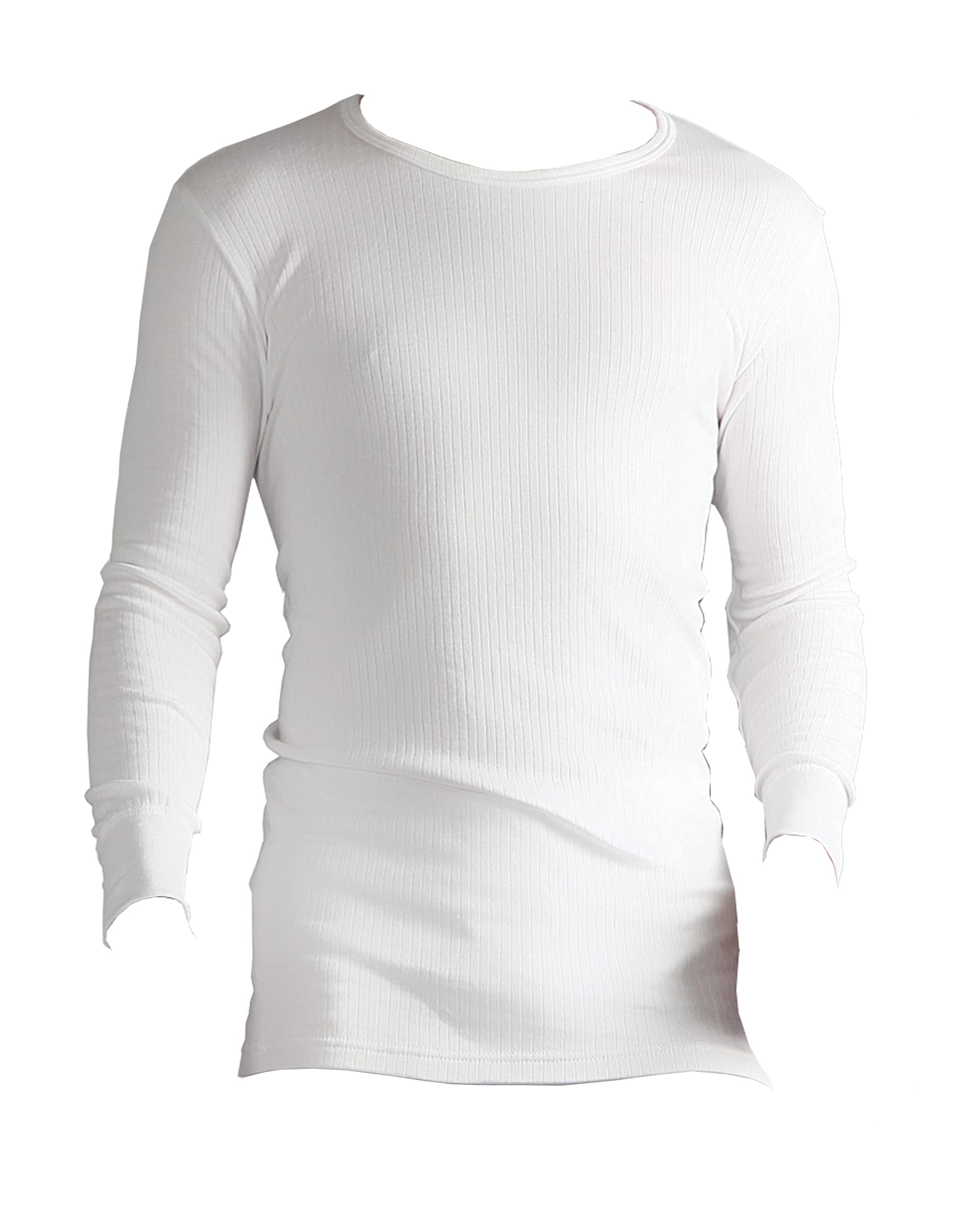 HEAT HOLDERS Mens SockShop Long Sleeved Thermal Vest White XL