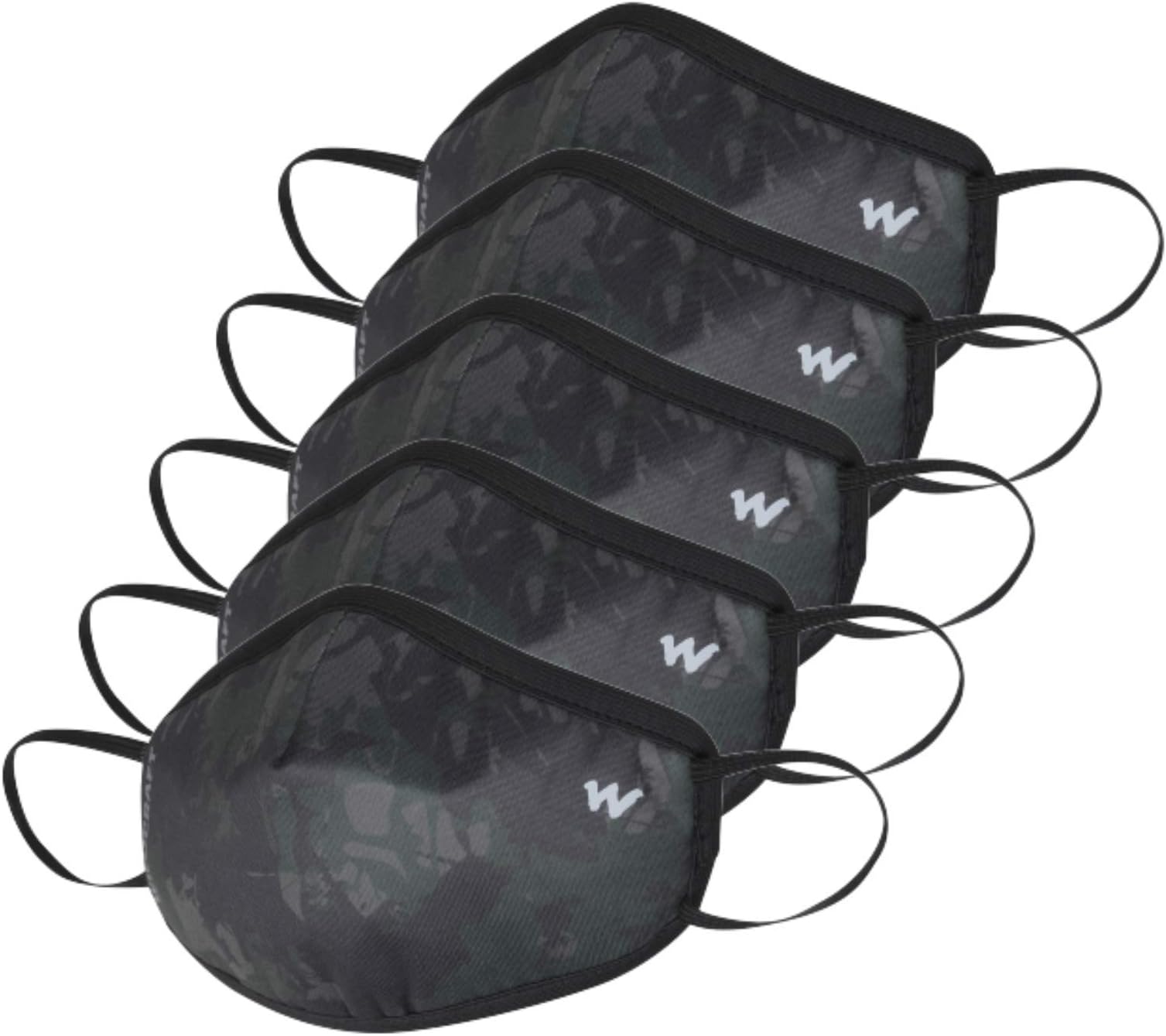 Wildcraft Unisex-Adult Polyester SUPERMASK W95+ Reusable Outdoor Respirator 5P : SUBLIPRINT : Brown_CAMO : L (8903338298038 (Pack of 5))
