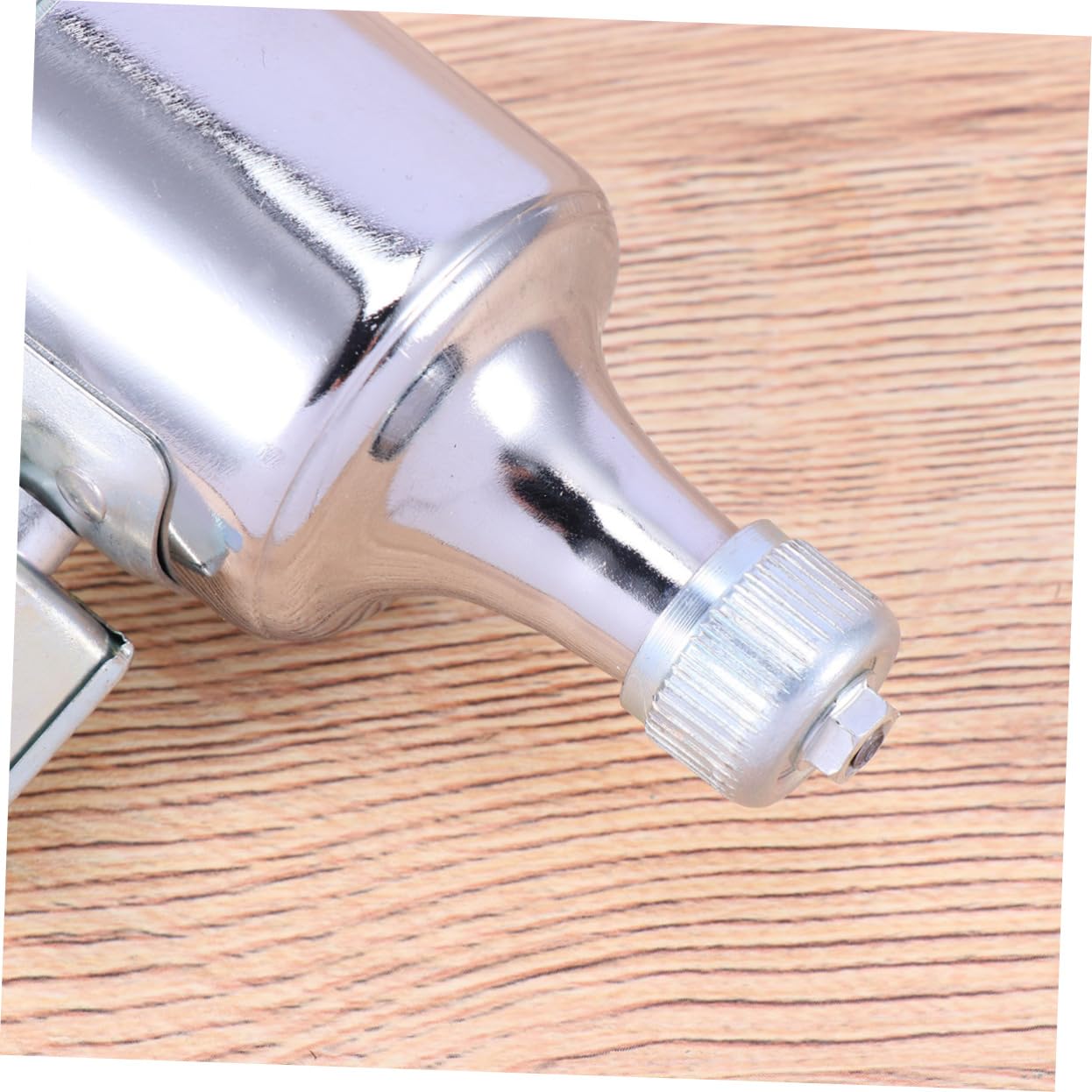 ABOOFAN Phare de Vélo sans Batterie Argenté Générateur de Friction Facile à Utiliser en Plastique et Métal pour Éclairage VTT Sécurisé