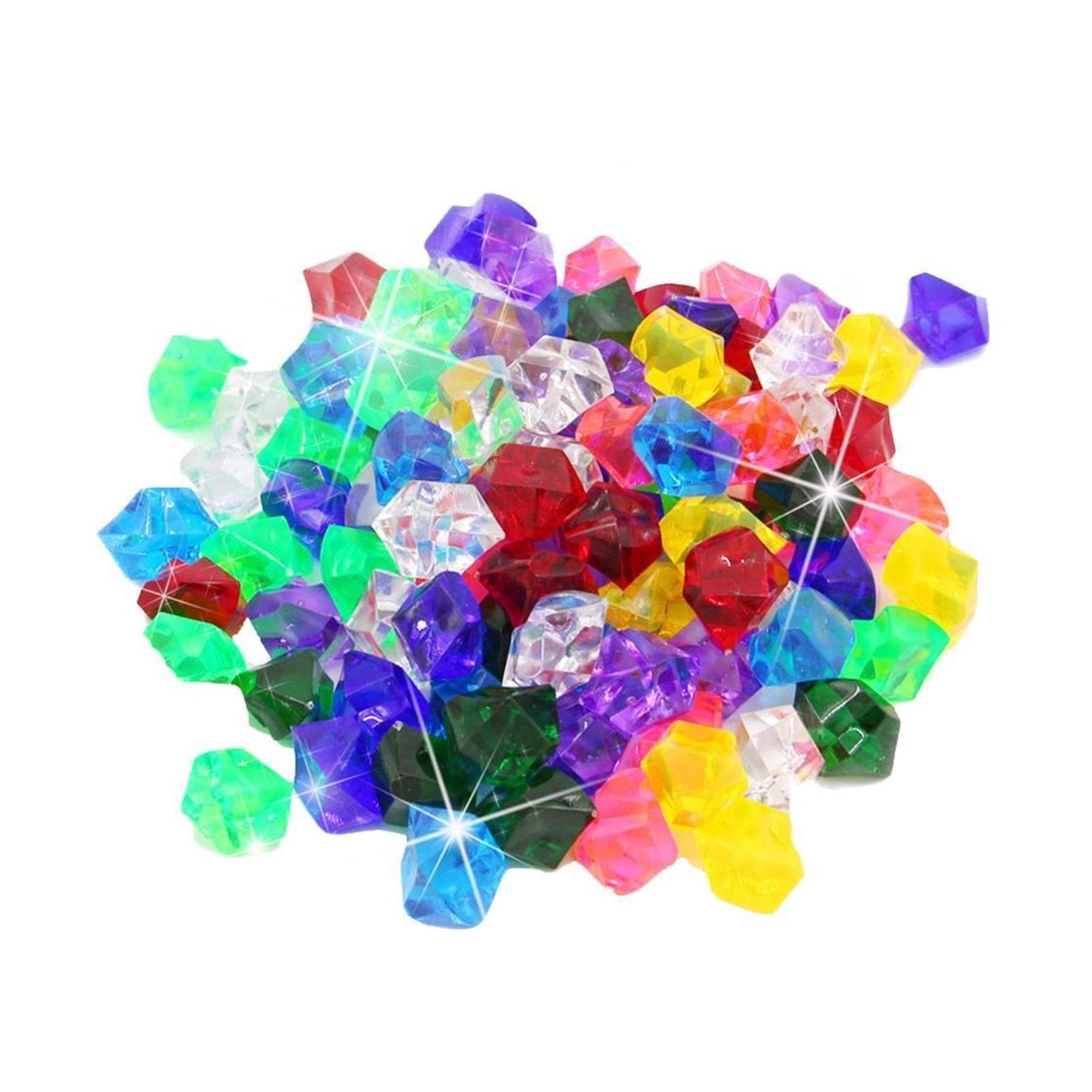 Amazon.co.jp: DDDCM 400ピースプラスチック宝石氷穀物カラフルな 