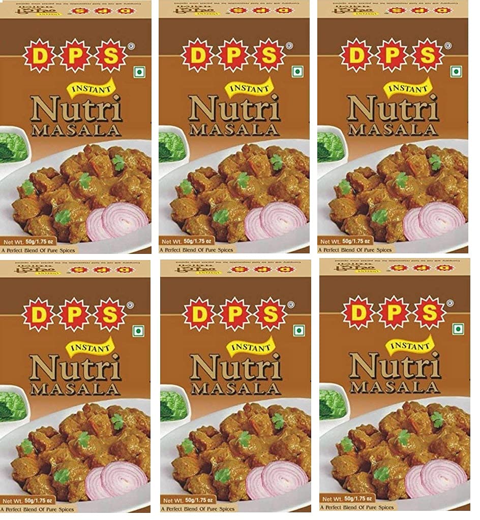 See full amazon price history chart for DPS SPICES Pure Nutri Masala - 50g (Pack of 6-300g) DPS SPICES Pure Nutri Masala - 50g (Pack of 6-300g) (B094XVF7SZ) Amazon Price History, Amazon Price Tracker