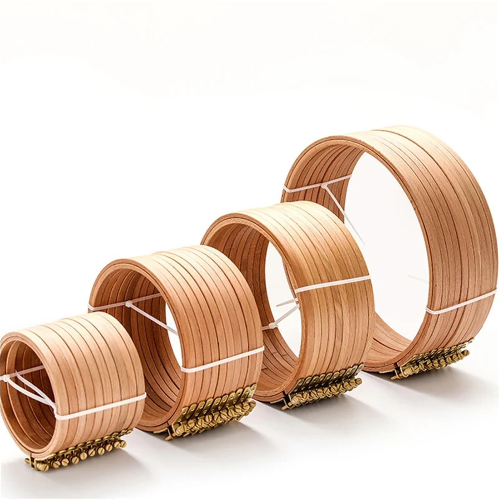 Lot de 10 cerceaux à broder en bois hêtre haute qualité, 7,6 30,5 cm, kit cercles , outil couture et point d'aiguille Broderie, La Couture DéCorative Et Artistique