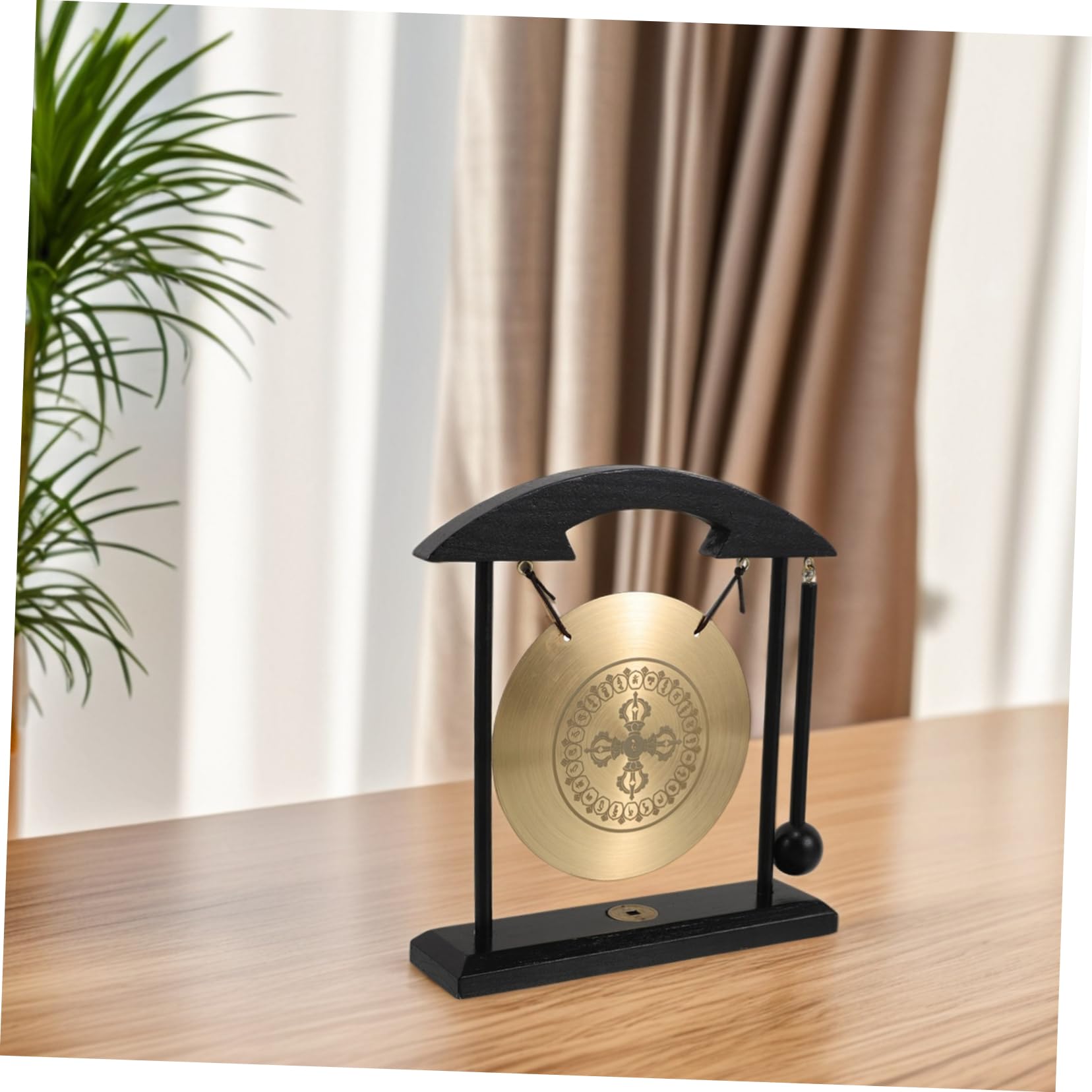 Gong de Latón Feng Shui con Soporte y Mazo para Hogar y Estudio
