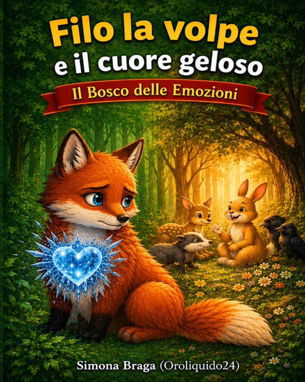 Filo la volpe e il cuore geloso: Capire e gestire la gelosia nei bambini. Storie educative 3 - 8 anni. Educazione emotiva. Il Bosco delle Emozioni.