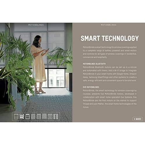 Miniatura 8 de Coulisse - Motor tubular Bluetooth de 1.1 nm para automatización de persianas enrollables para el hogar inteligente, persianas de movimiento, motor