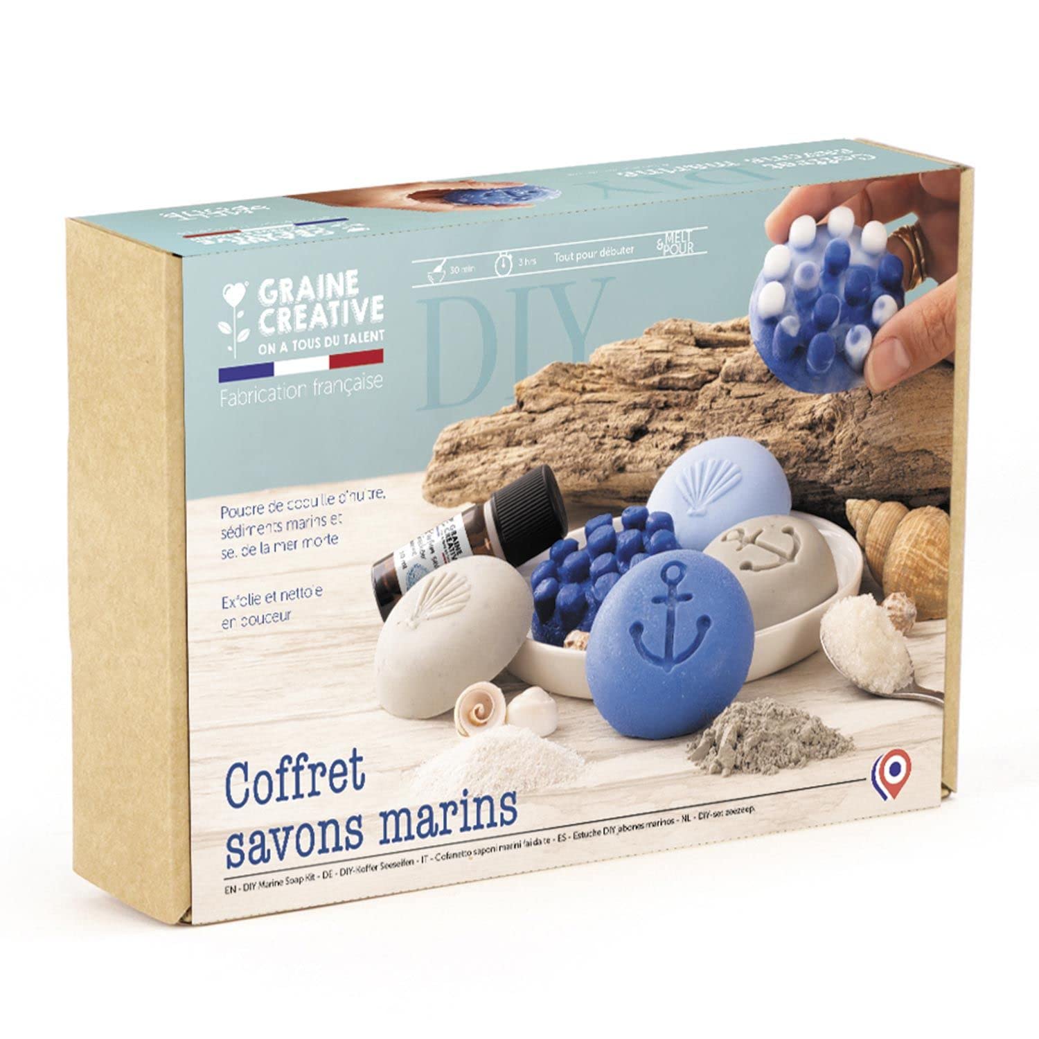 Graine Créative Coffret DIY savons Marins