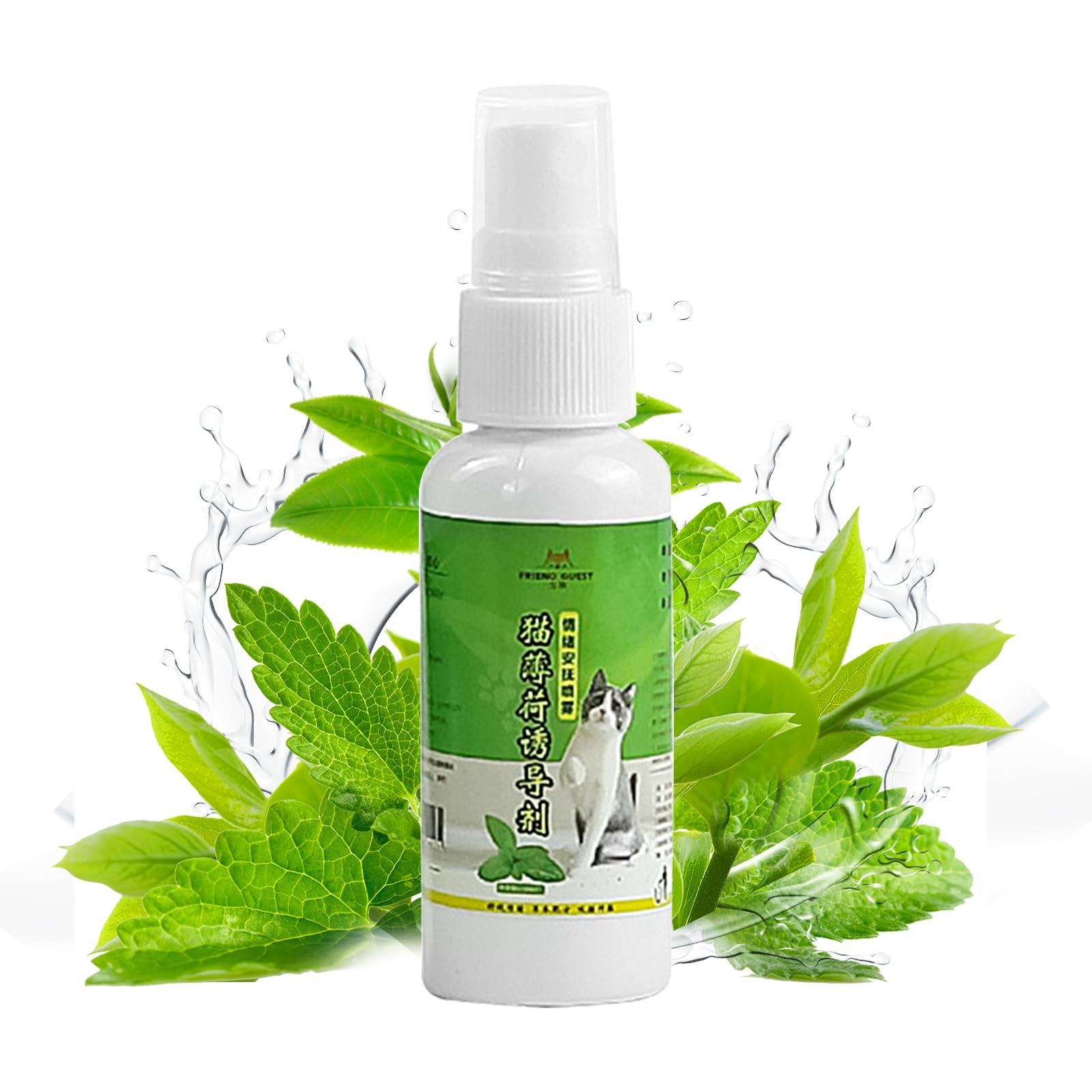 50 Ml Catnip Spray for Cats, Cat Nip Spray Scratching Spray Mist Cat Accessories for Cats & Kittens for Indoor/Outdoor Use, Housetraining