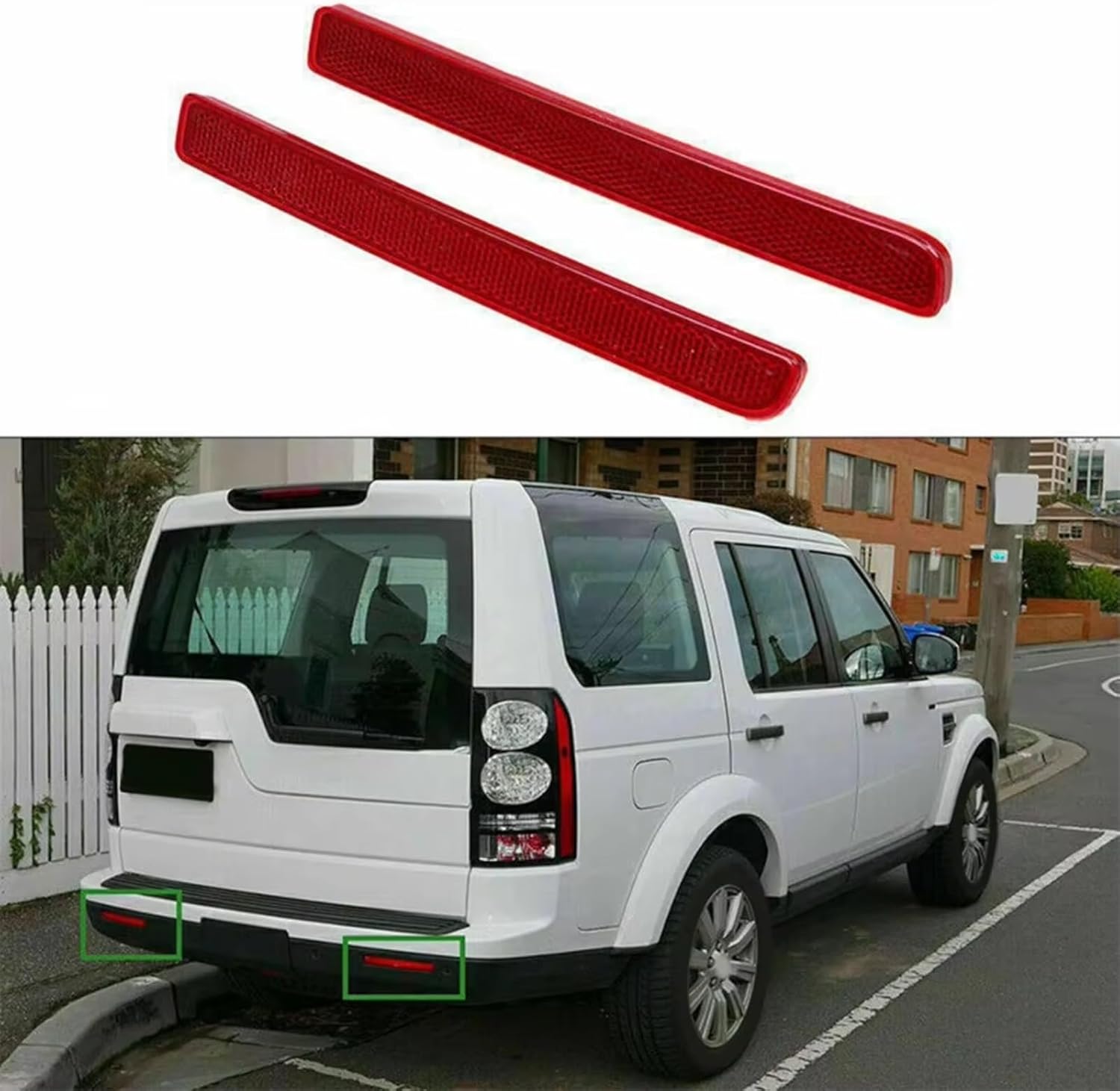 Rear Bumper Tailgate Reflector XFF500030 XFF500020 Compatible With Land For Rover For Range For Rover Sport 2010 2011 2012 2013 Auto Rear Bumper Light Reflector