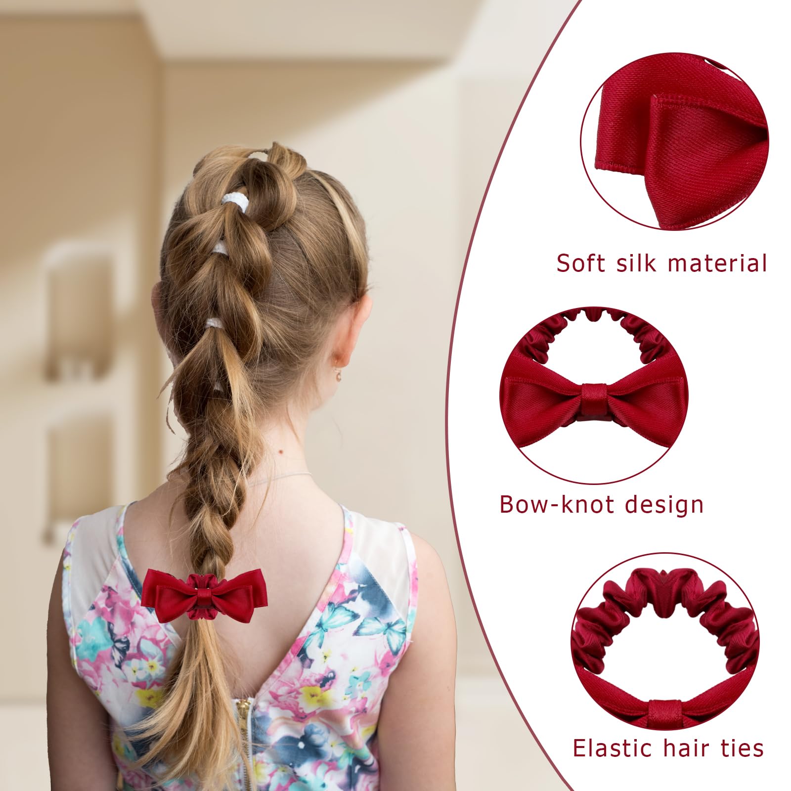 Loghohu 6PCS Hair Bows - Image 3