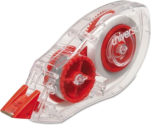 Miniatura 2 de Universal 75606 Cinta correctora con dispensador bidireccional, no recargable, 1/5 pulgadas x 315 pulgadas, paquete de 6